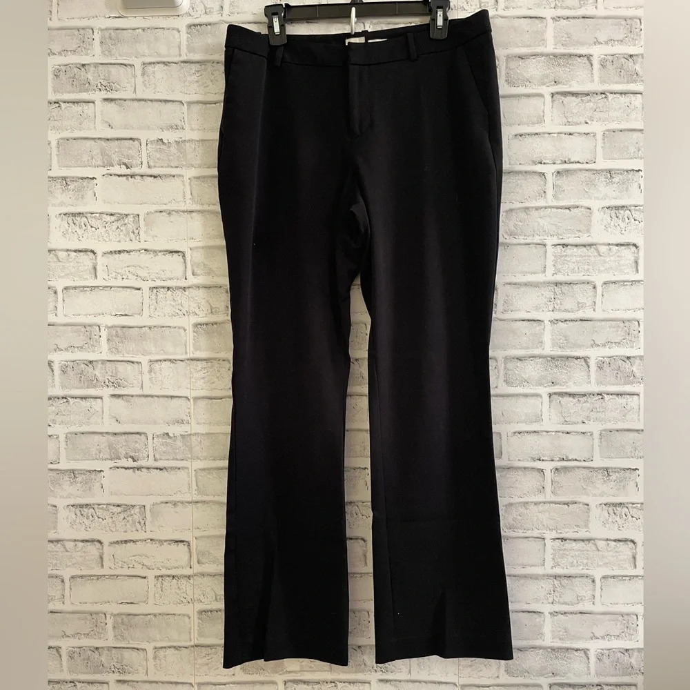 Women’s A New Day black straight leg ankle length trouser slacks pants Size 12 - Picture 1 of 4